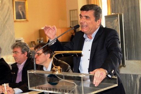 Ομιλία του Προέδρου της ΟΤΟΕ, Σταύρου Κούκου, στη συγκέντρωση στελεχών της Εθνικής Τράπεζας στο Μέγαρο της Εθνικής Ασφαλιστικής στις 17/4/2013